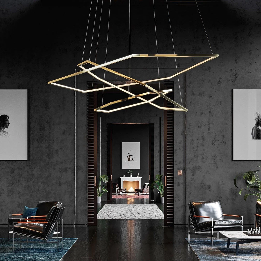 Vakkerlight Chandeliers Gold Vesanto Chandelier