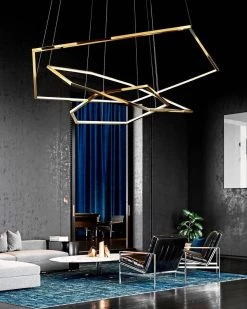 Vakkerlight Chandeliers Gold Vesanto Chandelier