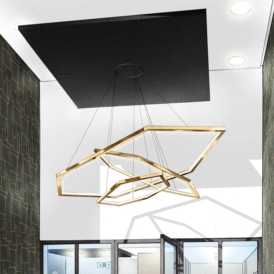 Vakkerlight Chandeliers Gold Vesanto Chandelier
