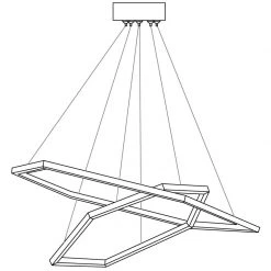 Vakkerlight Chandeliers Gold Vesanto Chandelier