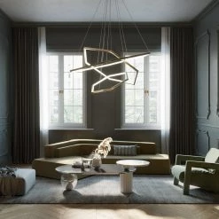 Vakkerlight Chandeliers Gold Vesanto Chandelier