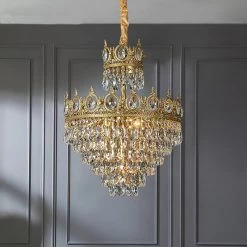 Vakkerlight Chandeliers Vintage Crystal Chandelier