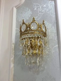 Vakkerlight Vintage Crystal Wall Lamp Wall Sconces