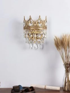 Vakkerlight Vintage Crystal Wall Lamp Wall Sconces