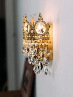 Vakkerlight Vintage Crystal Wall Lamp Wall Sconces