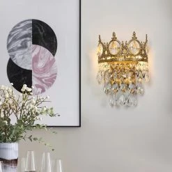 Vakkerlight Vintage Crystal Wall Lamp Wall Sconces