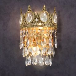 Vakkerlight Vintage Crystal Wall Lamp Wall Sconces