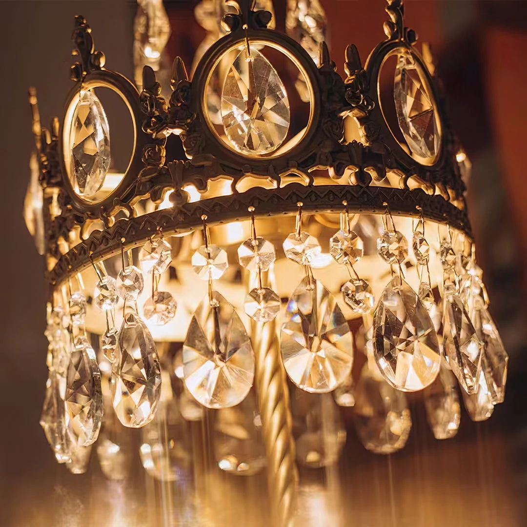 Vakkerlight Vintage Crystal Table Light Table Lamps