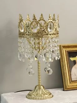 Vakkerlight Vintage Crystal Table Light Table Lamps