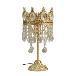 Vakkerlight Vintage Crystal Table Light Table Lamps