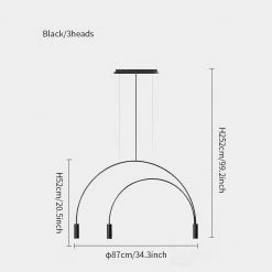 Vakkerlight Chandeliers Arcs Pendant Light