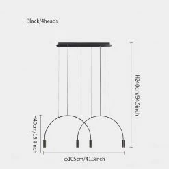 Vakkerlight Chandeliers Arcs Pendant Light