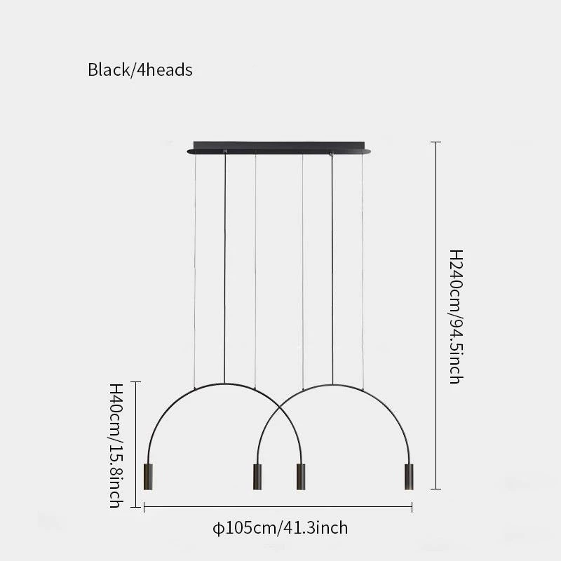 Vakkerlight Chandeliers Arcs Pendant Light