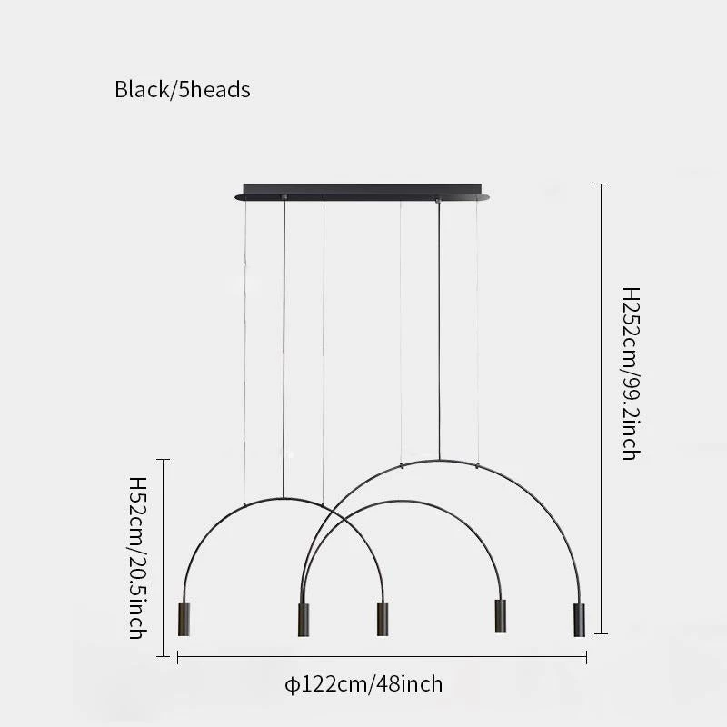 Vakkerlight Chandeliers Arcs Pendant Light