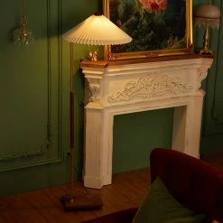 Vakkerlight Walnut Brass Floor Lamp