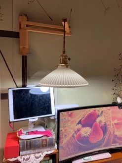 Vakkerlight Wall Sconces Walnut Telescopic Wall Lamp