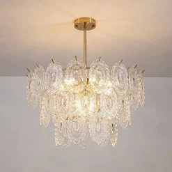 Vakkerlight Wave Glass Chandelier