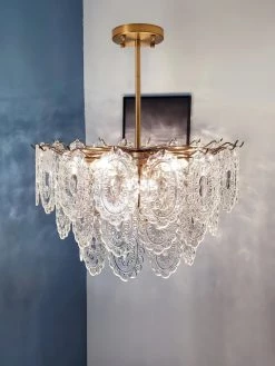 Vakkerlight Wave Glass Chandelier