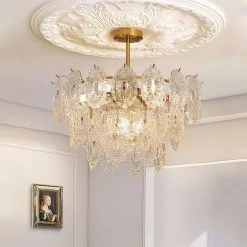 Vakkerlight Wave Glass Chandelier