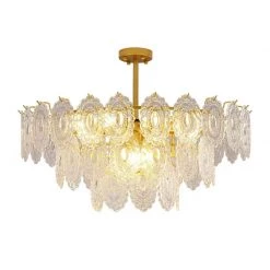 Vakkerlight Wave Glass Chandelier