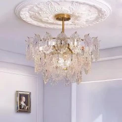 Vakkerlight Wave Glass Chandelier