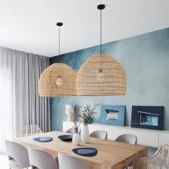 Vakkerlight Pendant Lights Wicker Pendant Lamp