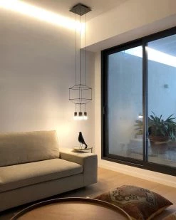 Vakkerlight Chandeliers Geometric Lines Pendant Lamp