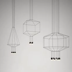 Vakkerlight Chandeliers Geometric Lines Pendant Lamp
