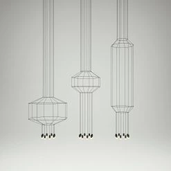 Vakkerlight Chandeliers Geometric Lines Pendant Lamp