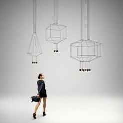 Vakkerlight Chandeliers Geometric Lines Pendant Lamp
