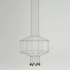 Vakkerlight Chandeliers Geometric Lines Pendant Lamp
