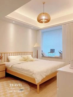 Vakkerlight Pendant Lights Wooden Pumpkin Pendant Lamp