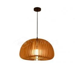 Vakkerlight Pendant Lights Wooden Pumpkin Pendant Lamp