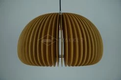 Vakkerlight Pendant Lights Wooden Pumpkin Pendant Lamp