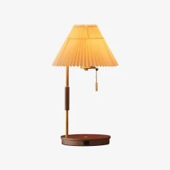 Vakkerlight Wooden Retro Table Lamp Table Lamps