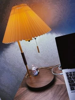 Vakkerlight Wooden Retro Table Lamp Table Lamps