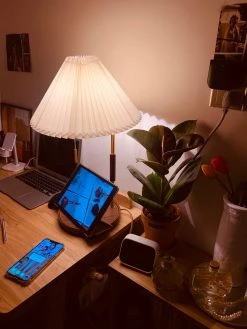 Vakkerlight Wooden Retro Table Lamp Table Lamps