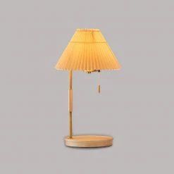 Vakkerlight Wooden Retro Table Lamp Table Lamps