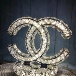 Vakkerlight Table Lamps Stainless Steel Crystal Table Lamp