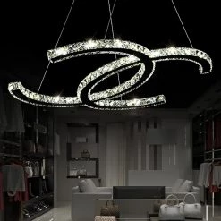 Vakkerlight Stainless Steel Crystal Chandeliers