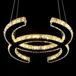 Vakkerlight Stainless Steel Crystal Chandeliers