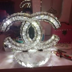 Vakkerlight Table Lamps Stainless Steel Crystal Table Lamp