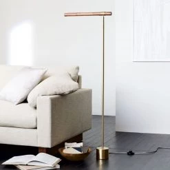 Vakkerlight Linear Wood Led Floor Lamp Floor Lamps