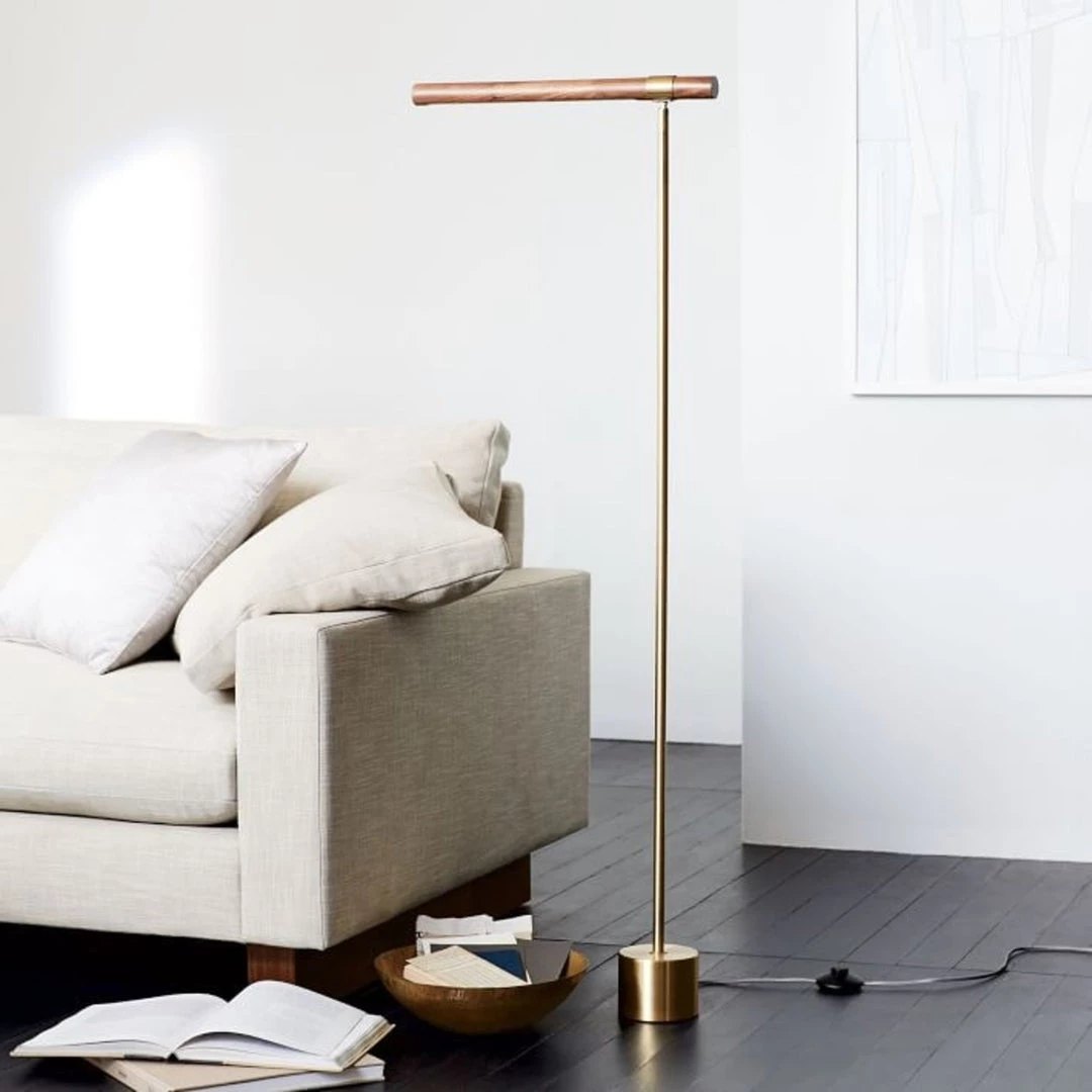 Vakkerlight Linear Wood Led Floor Lamp Floor Lamps