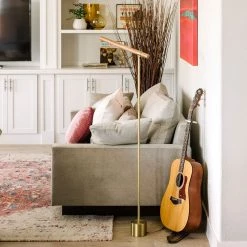 Vakkerlight Linear Wood Led Floor Lamp Floor Lamps