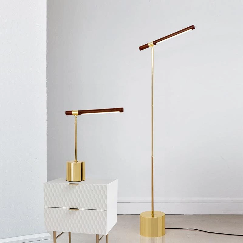 Vakkerlight Linear Wood Led Floor Lamp Floor Lamps