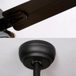 Vakkerlight Black Vintage Ceiling Fan
